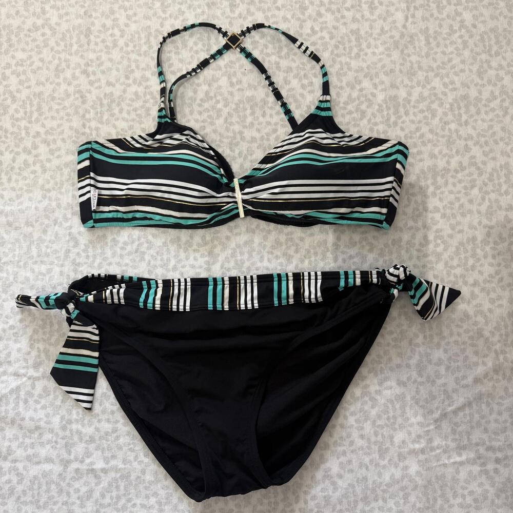 Captiva Bikini Set Size L Women's Bandeau Crossback‎